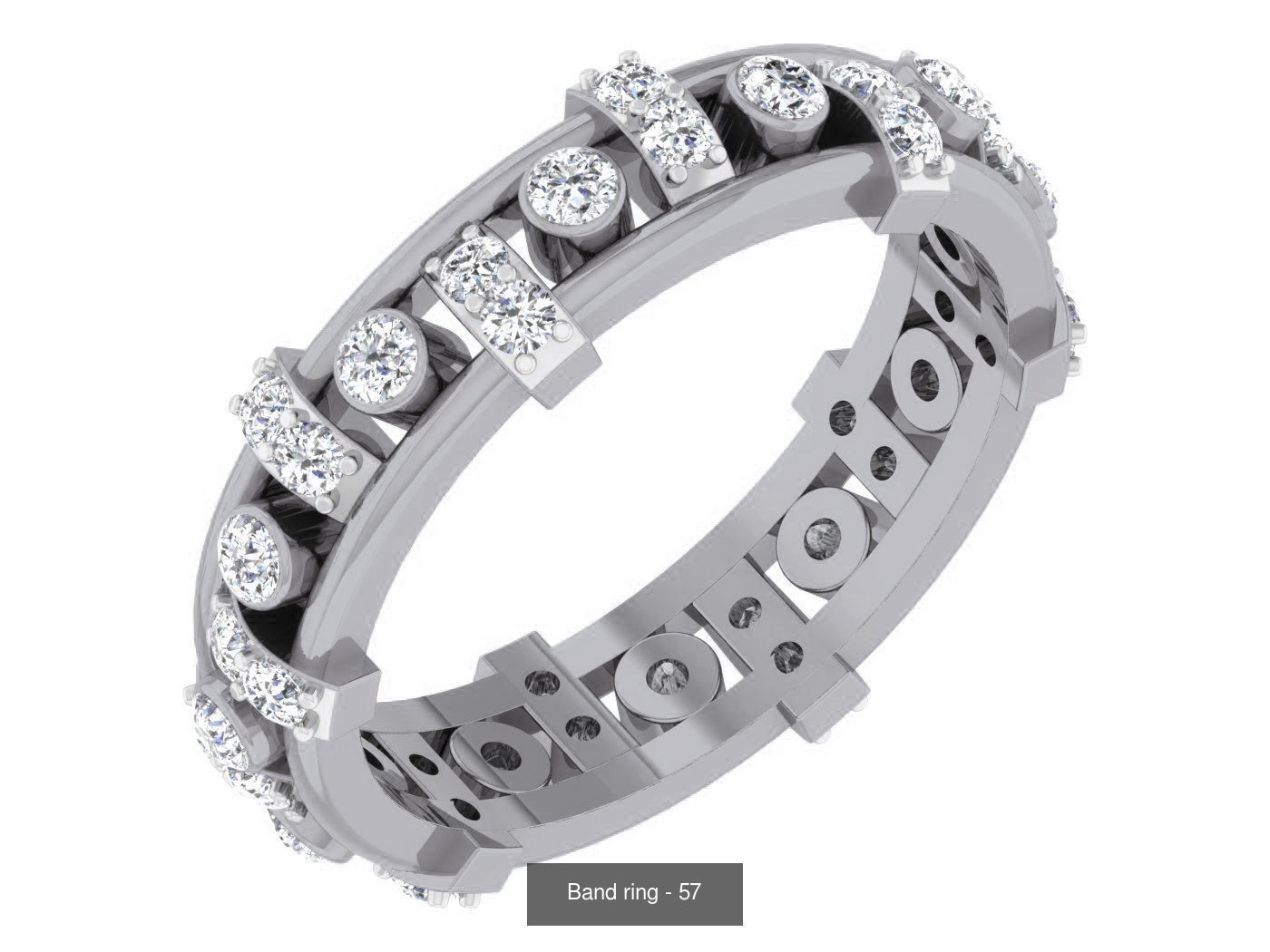 95 Band ring 3D Model Collection_50