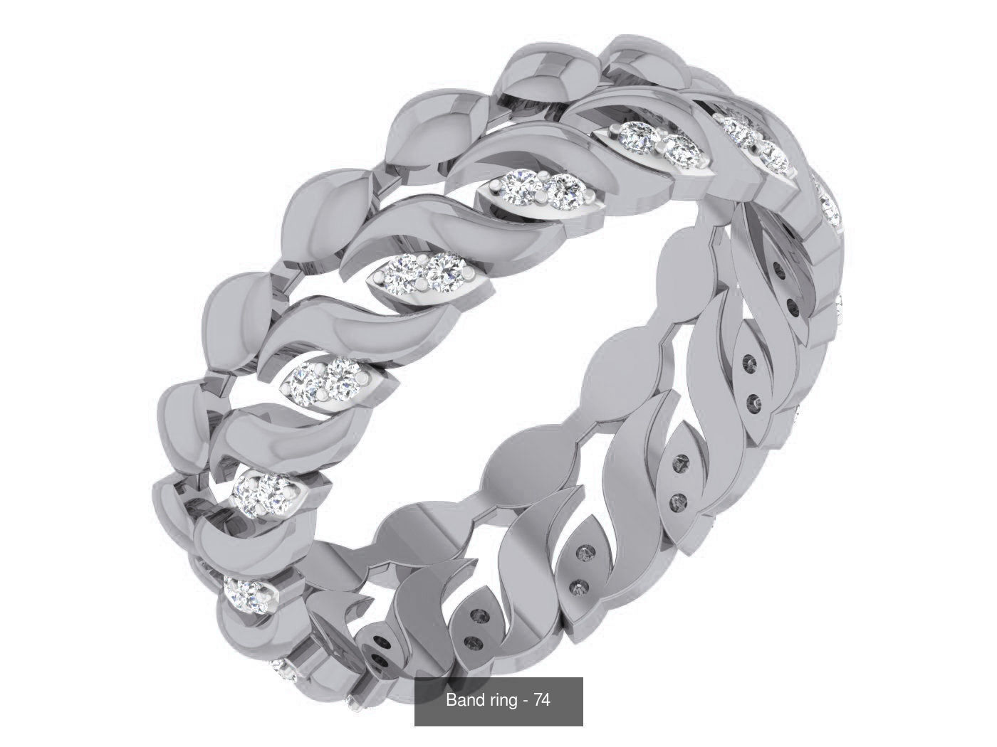 95 Band ring 3D Model Collection_31