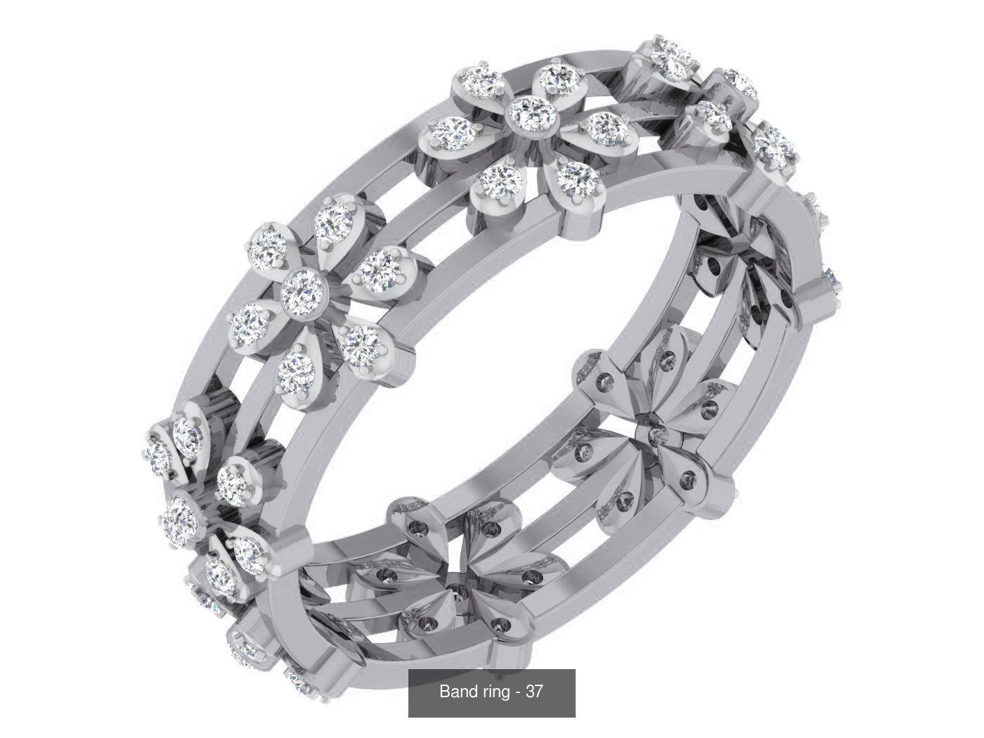 95 Band ring 3D Model Collection_71