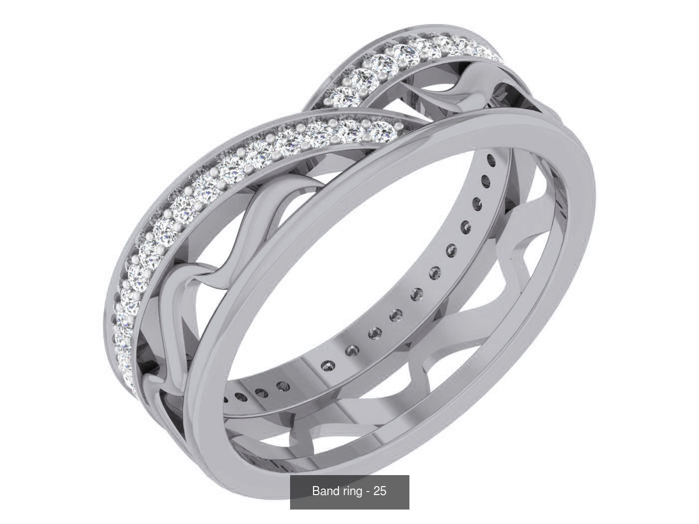 95 Band ring 3D Model Collection_83