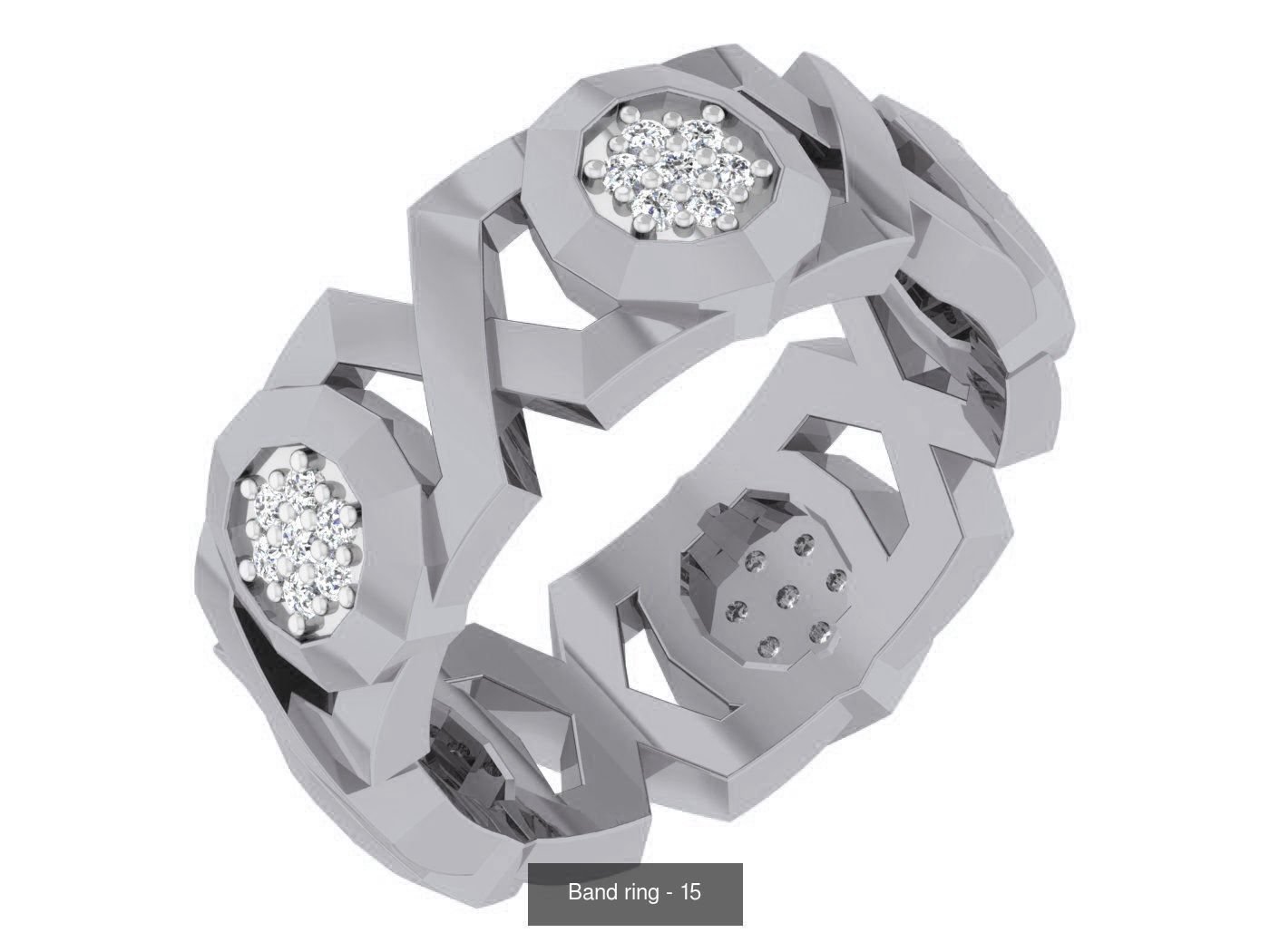 95 Band ring 3D Model Collection_94