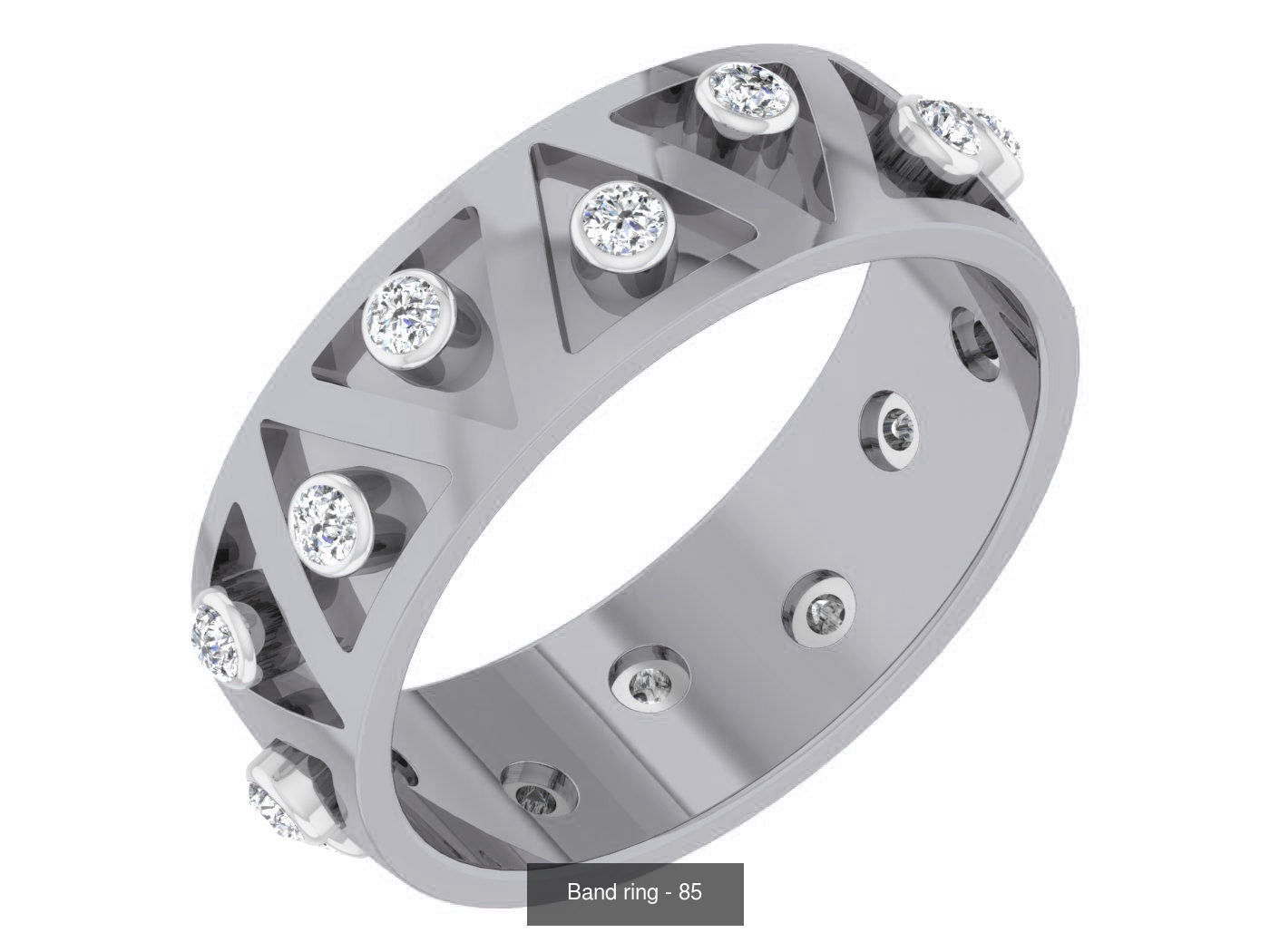 95 Band ring 3D Model Collection_21
