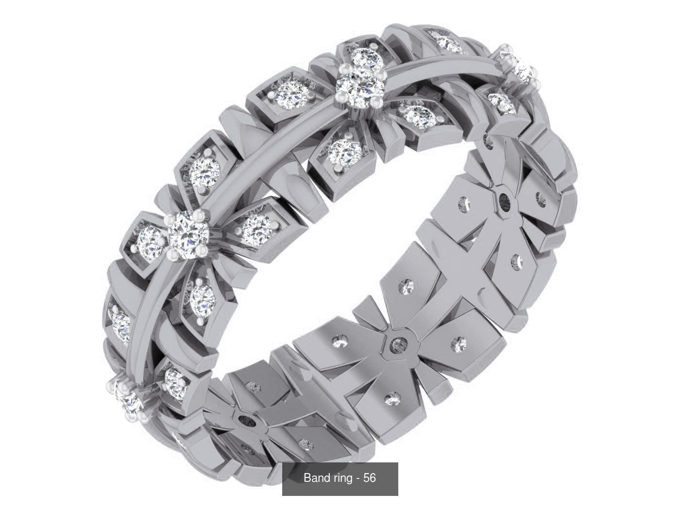 95 Band ring 3D Model Collection_51