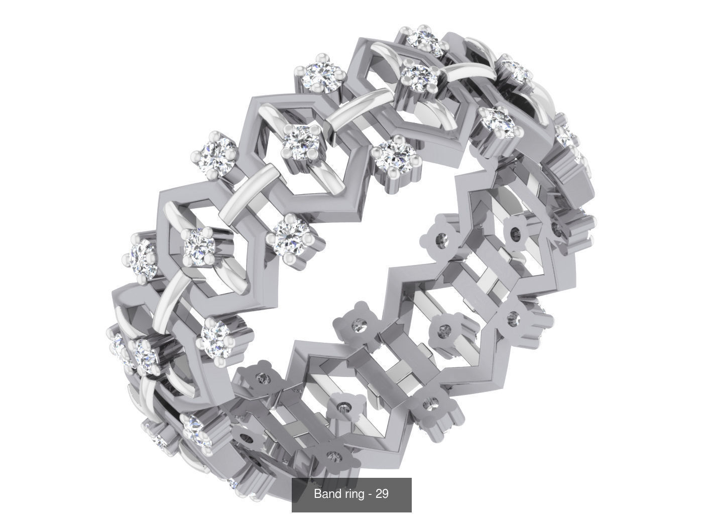 95 Band ring 3D Model Collection_79