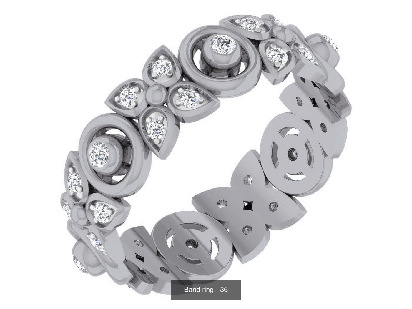 95 Band ring 3D Model Collection_72