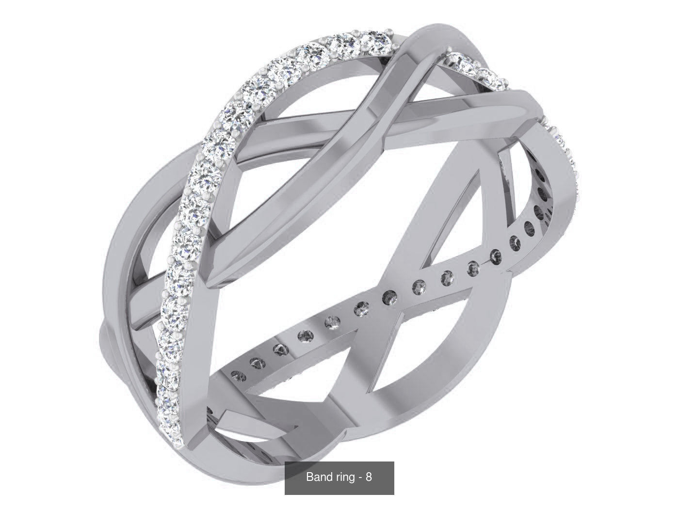 95 Band ring 3D Model Collection_25