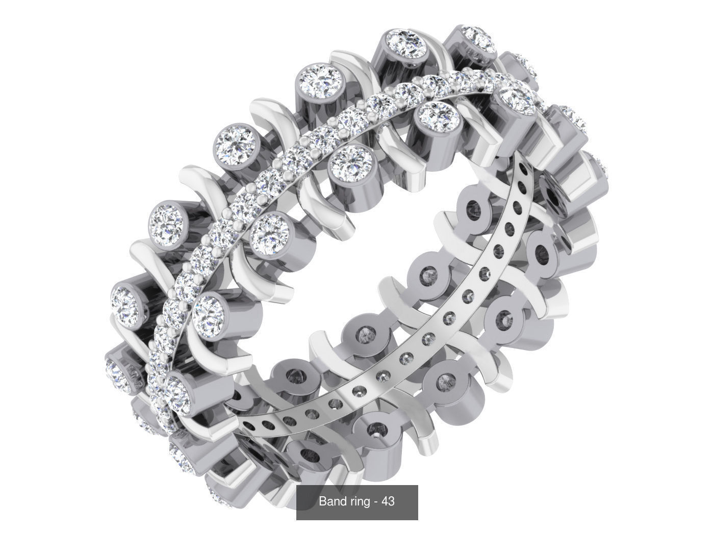 95 Band ring 3D Model Collection_64