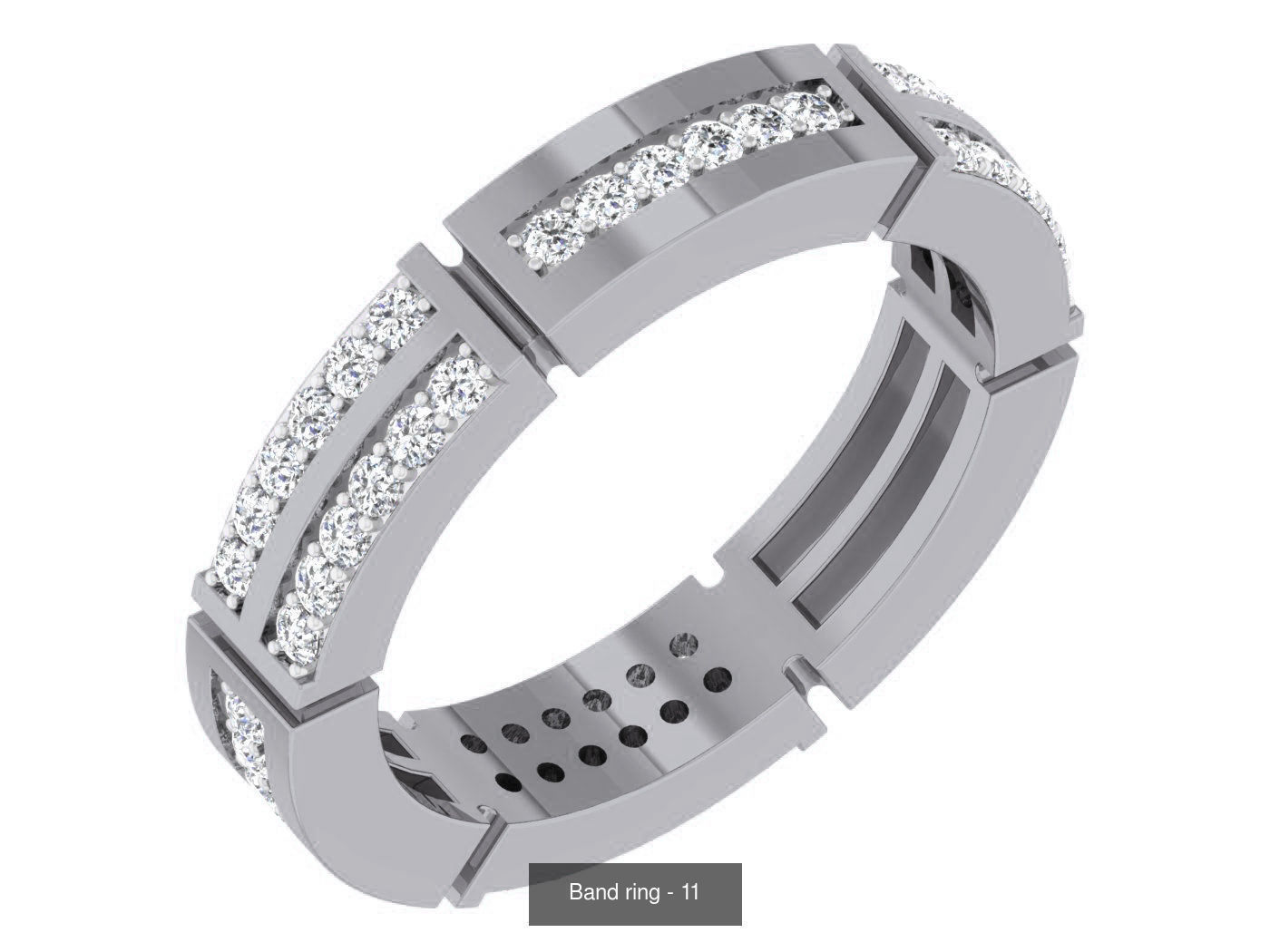 95 Band ring 3D Model Collection_98