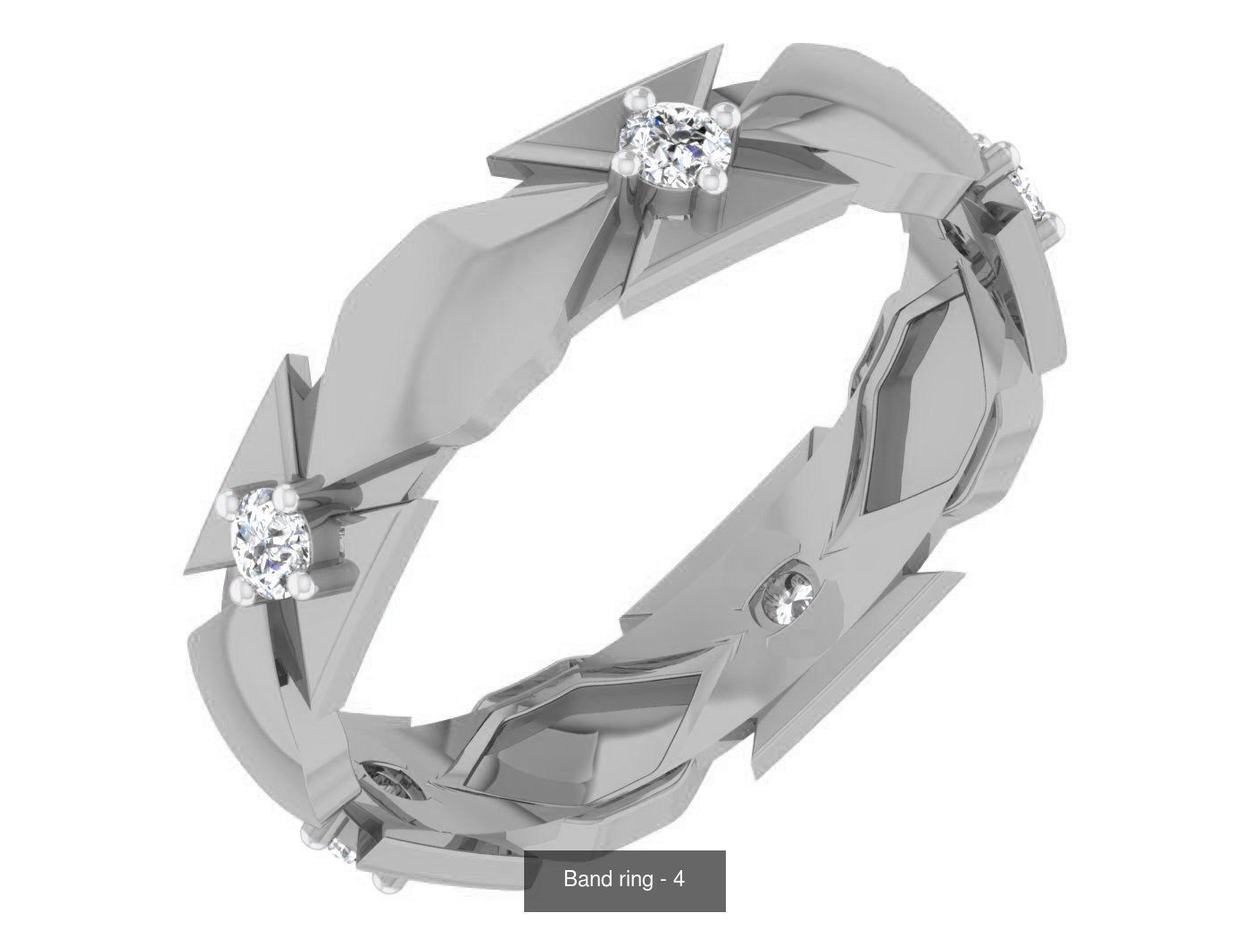 95 Band ring 3D Model Collection_68