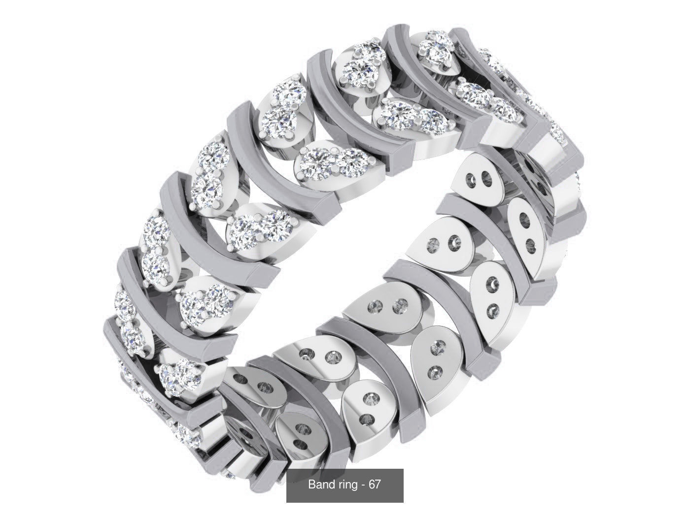 95 Band ring 3D Model Collection_39