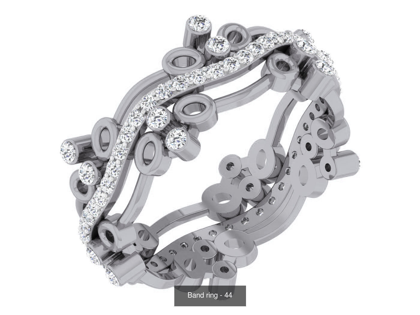 95 Band ring 3D Model Collection_63