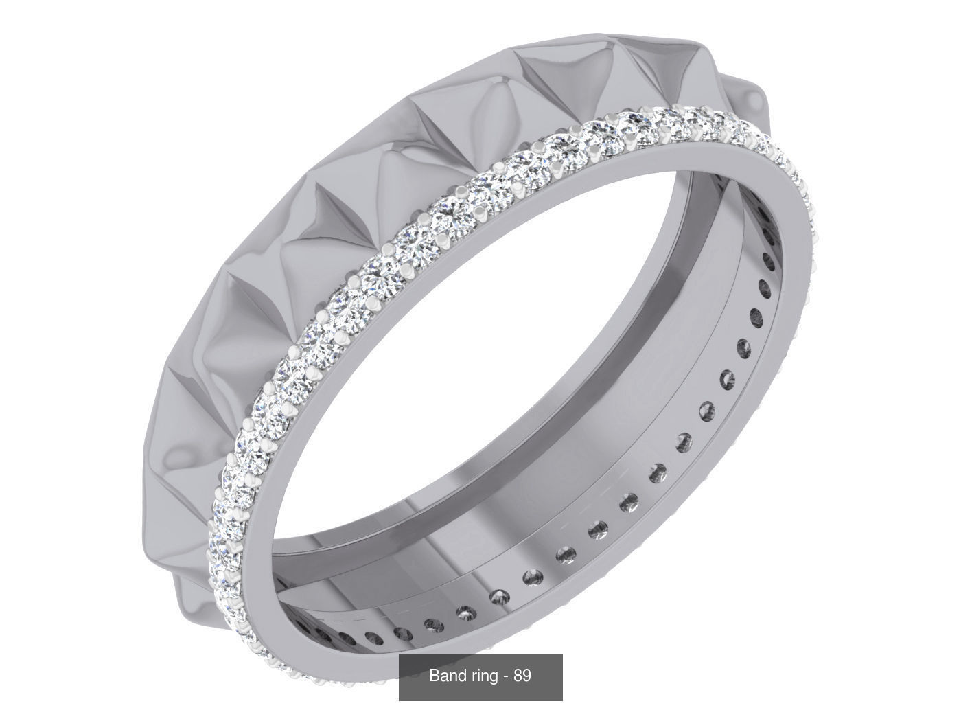 95 Band ring 3D Model Collection_17