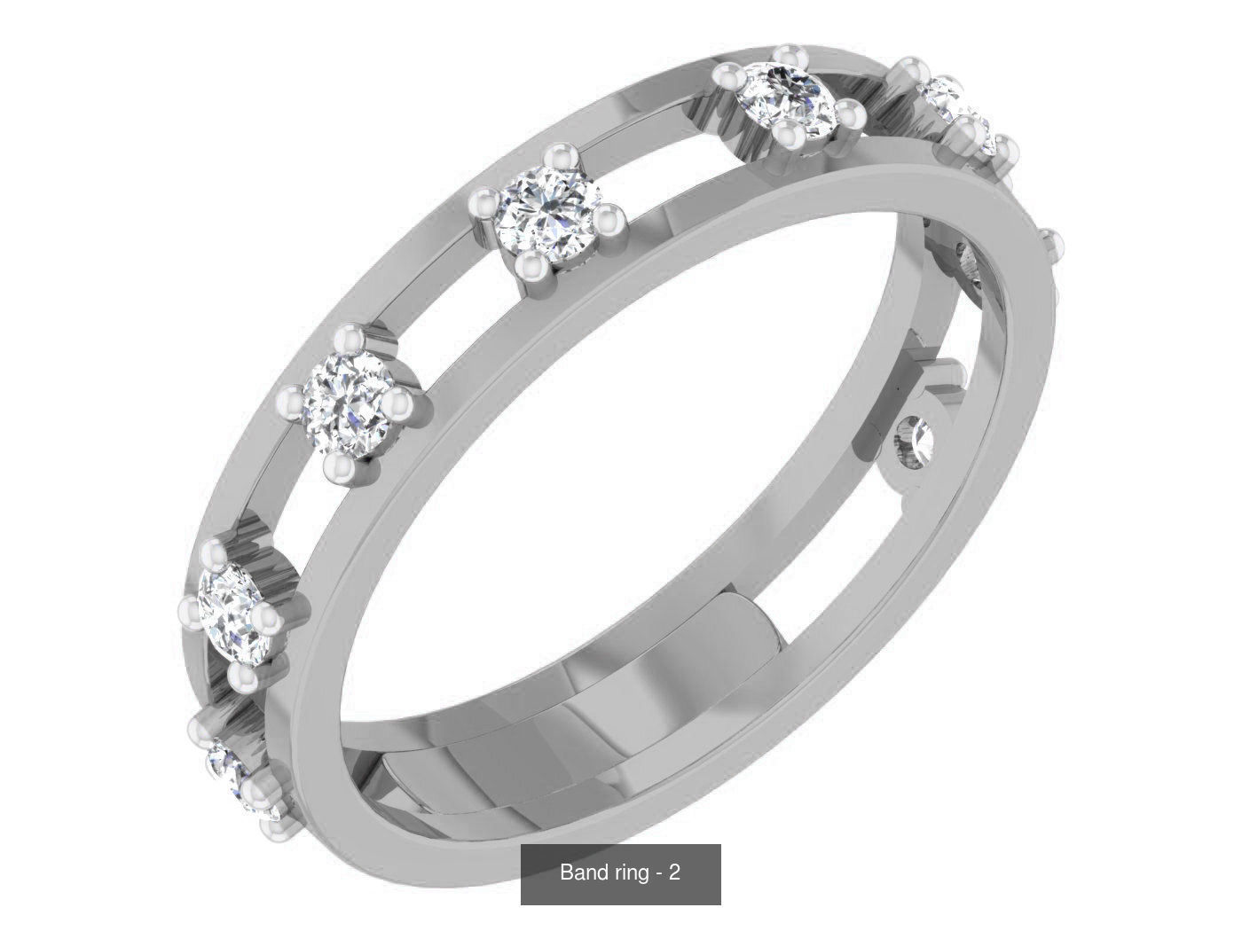 95 Band ring 3D Model Collection_89