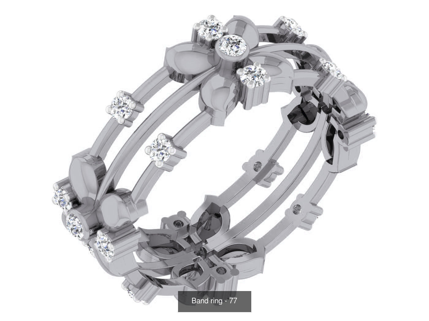 95 Band ring 3D Model Collection_28