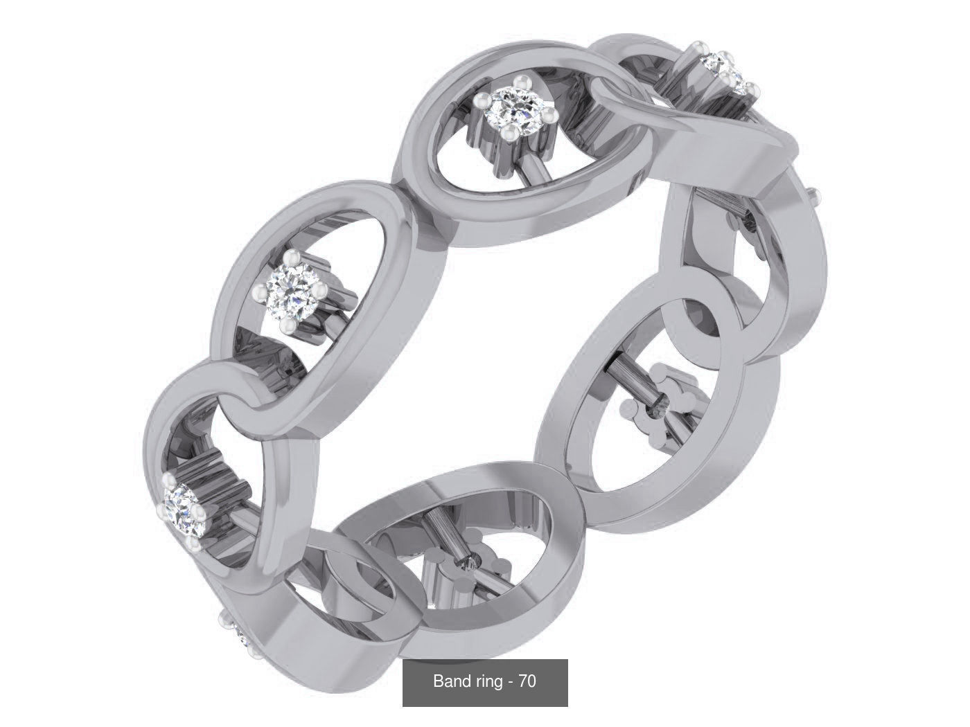 95 Band ring 3D Model Collection_35