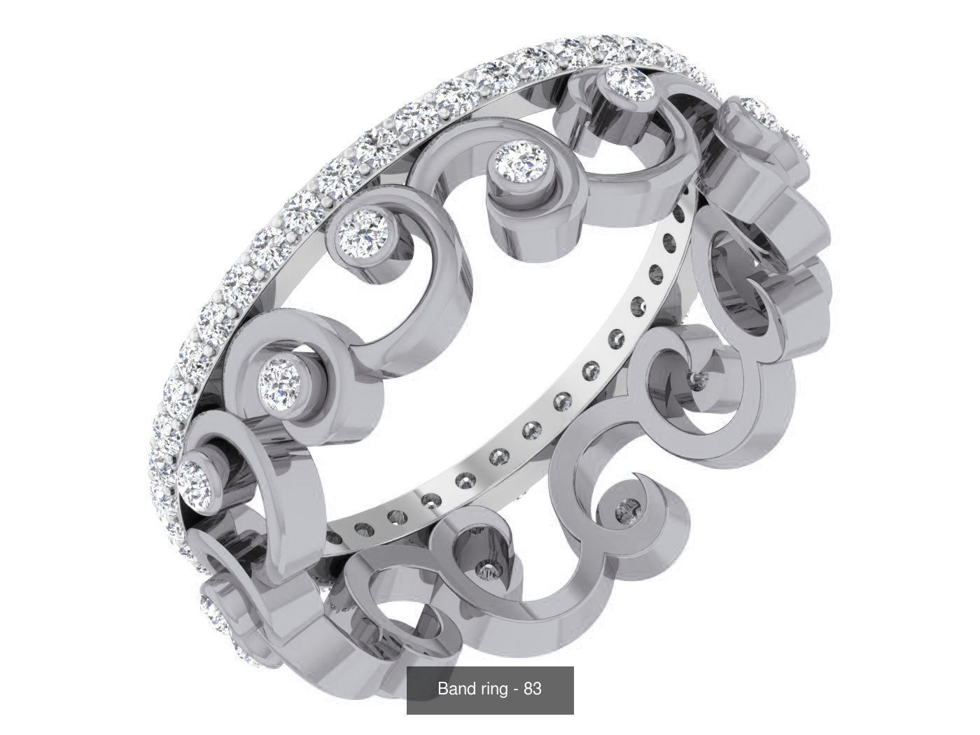 95 Band ring 3D Model Collection_22