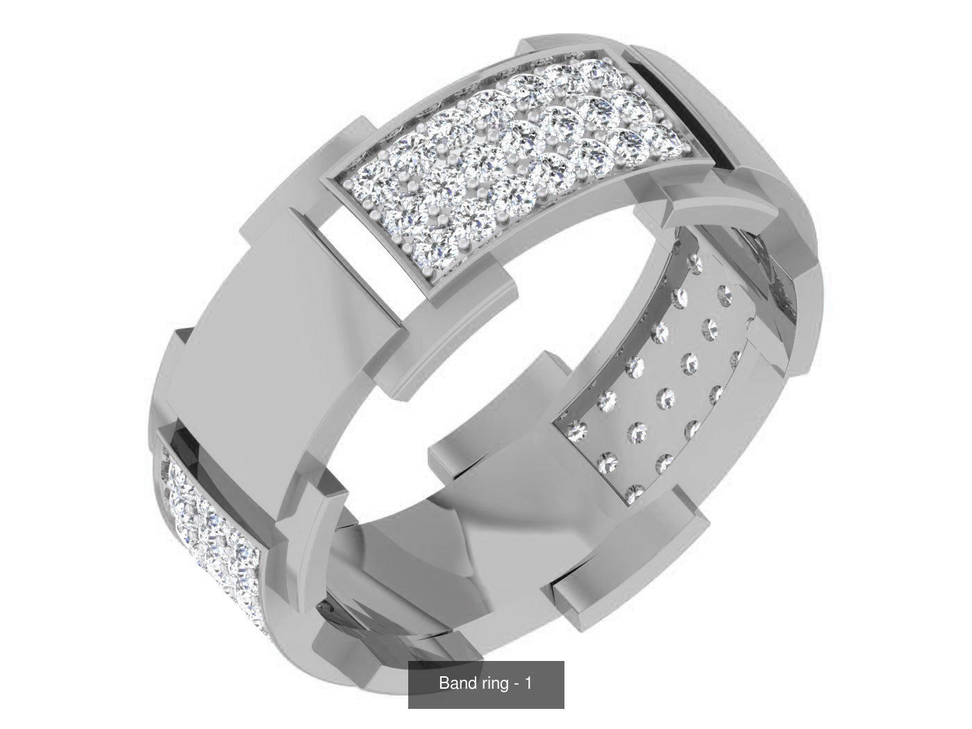 95 Band ring 3D Model Collection_101