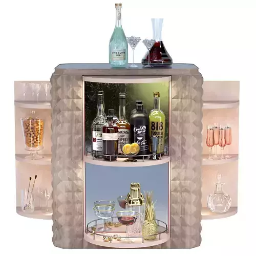 Home mini bar 3D model