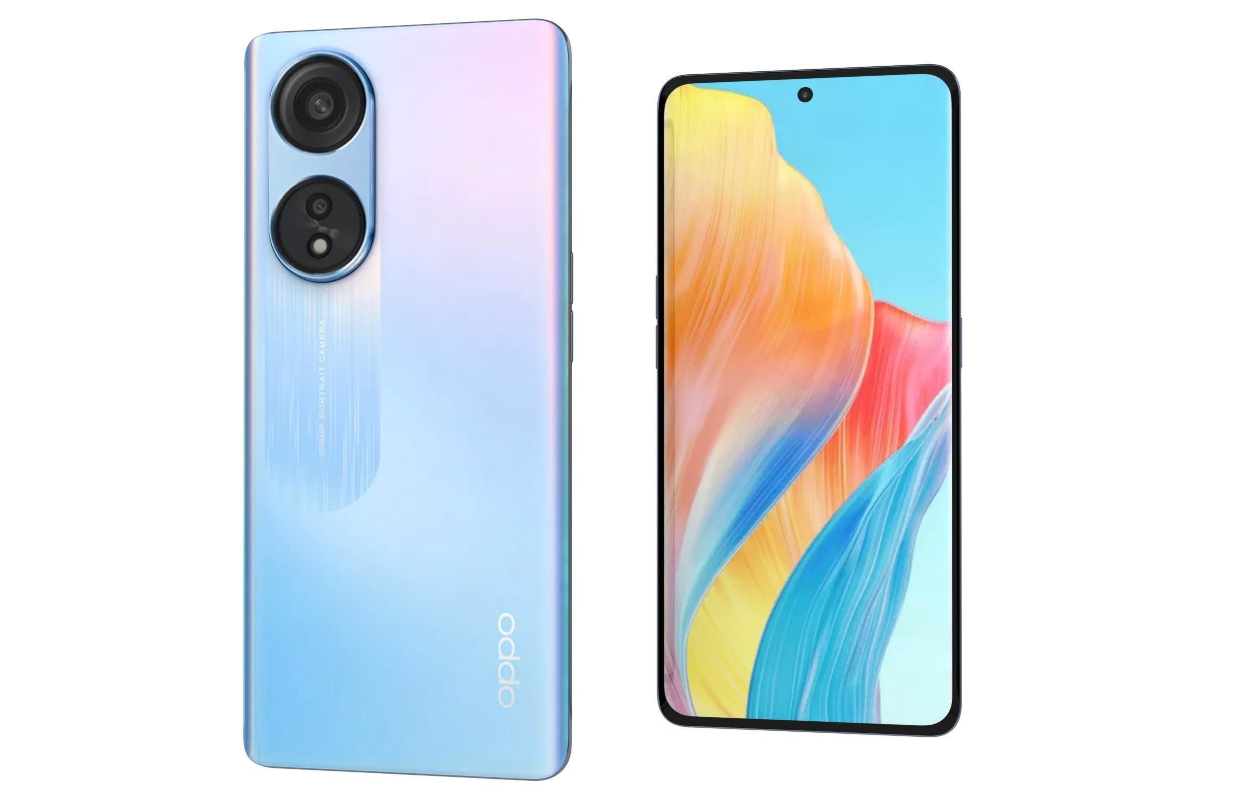 OPPO A1 Pro All Colors 3D model_24