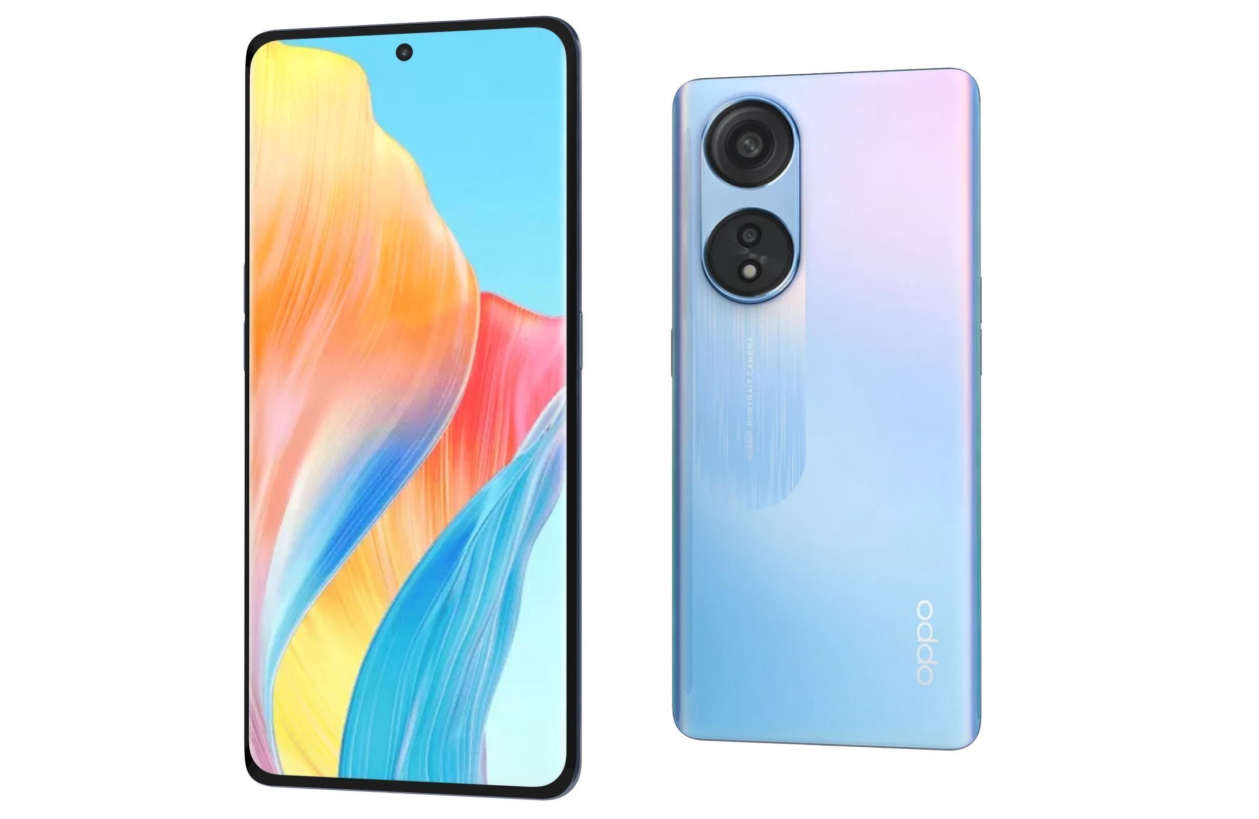 OPPO A1 Pro All Colors 3D model_23
