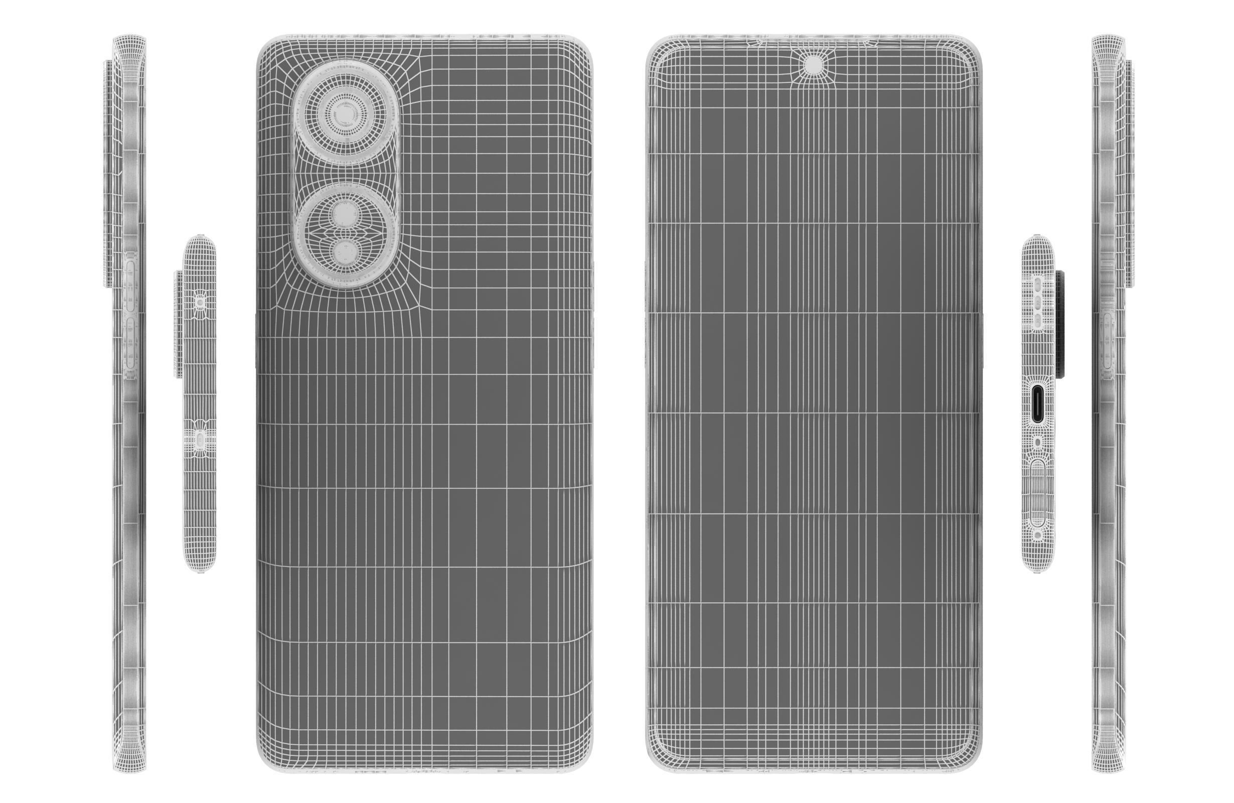 OPPO A1 Pro All Colors 3D model_10