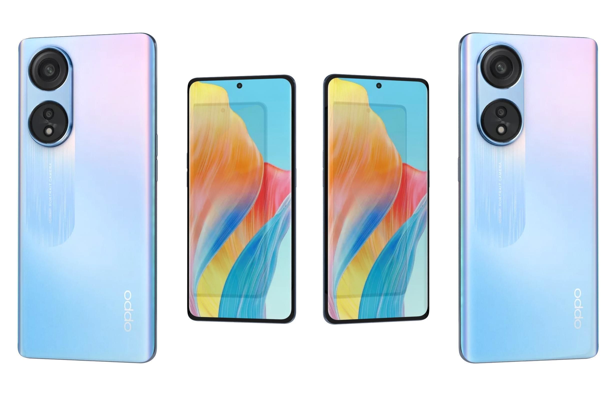OPPO A1 Pro All Colors 3D model_20