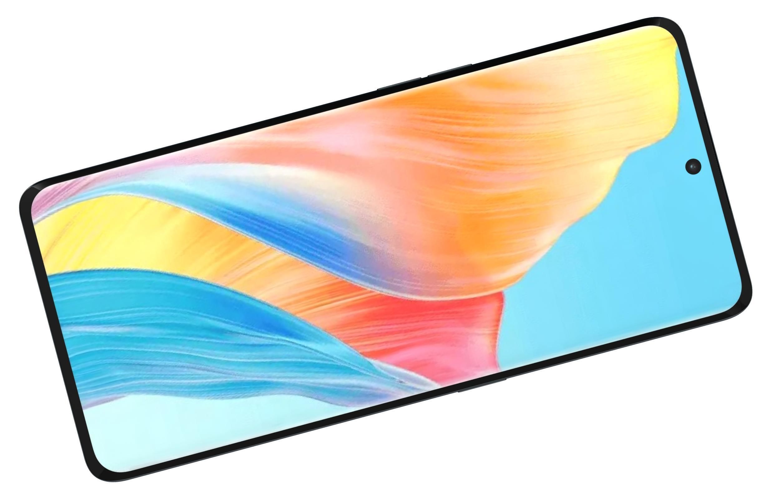 OPPO A1 Pro All Colors 3D model_3