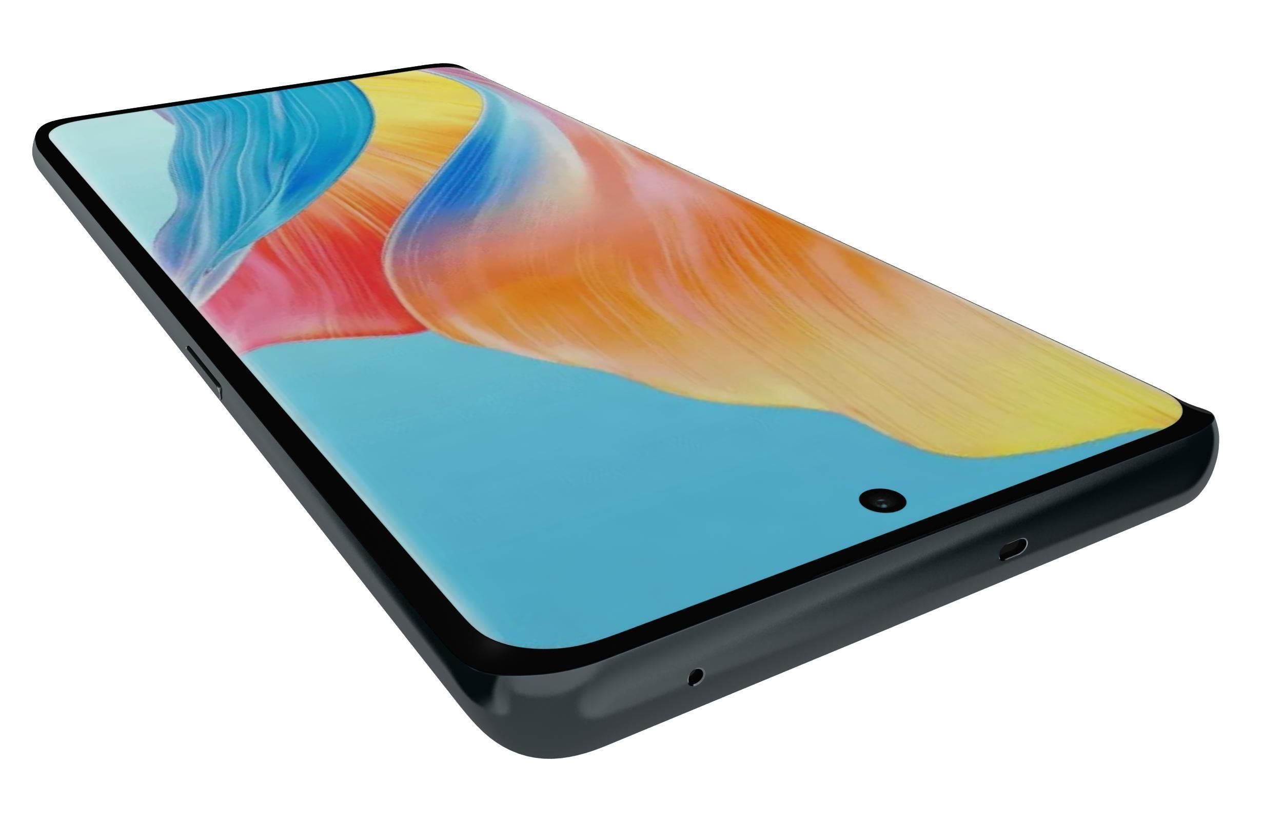 OPPO A1 Pro All Colors 3D model_6
