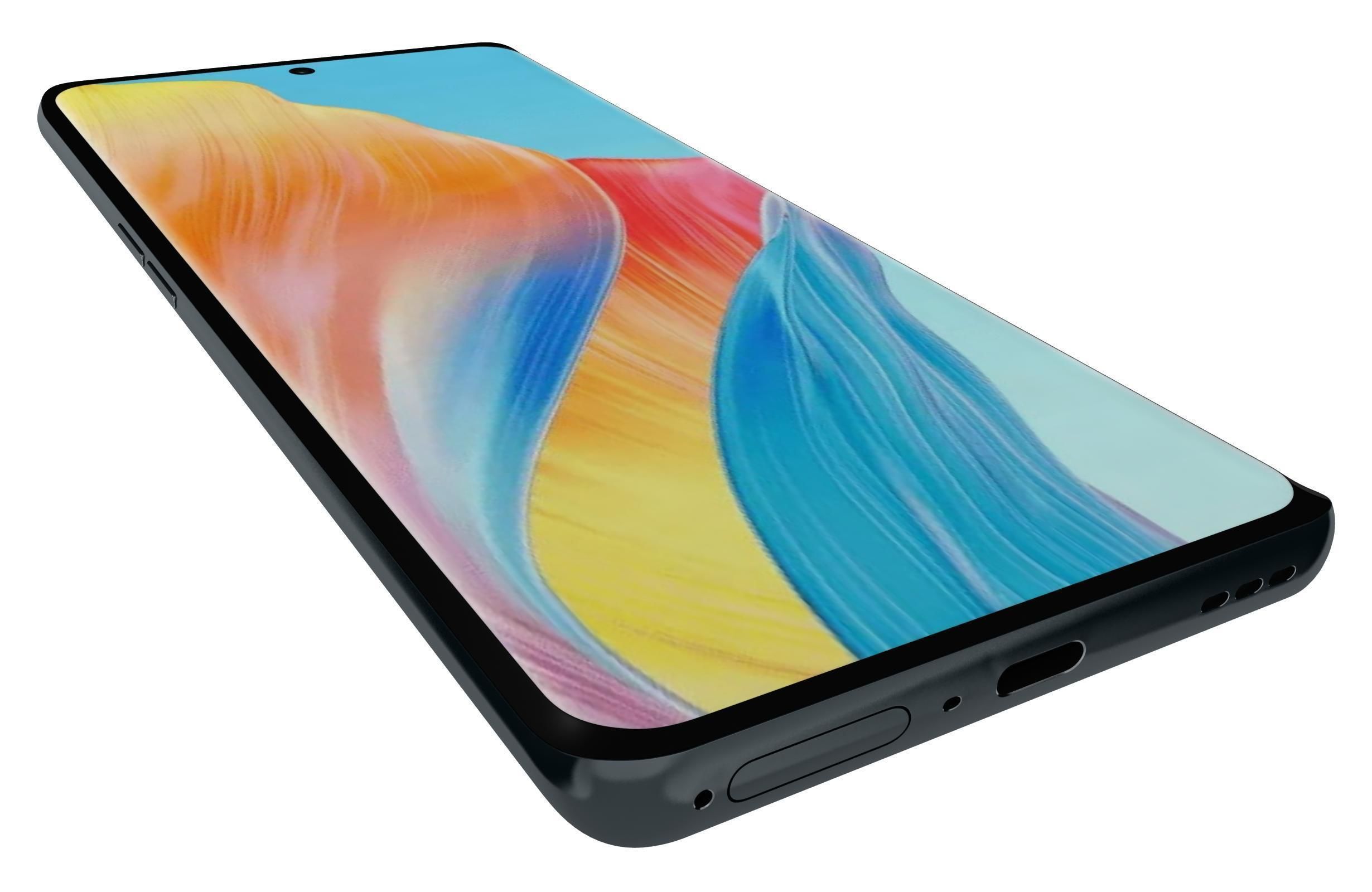 OPPO A1 Pro All Colors 3D model_5