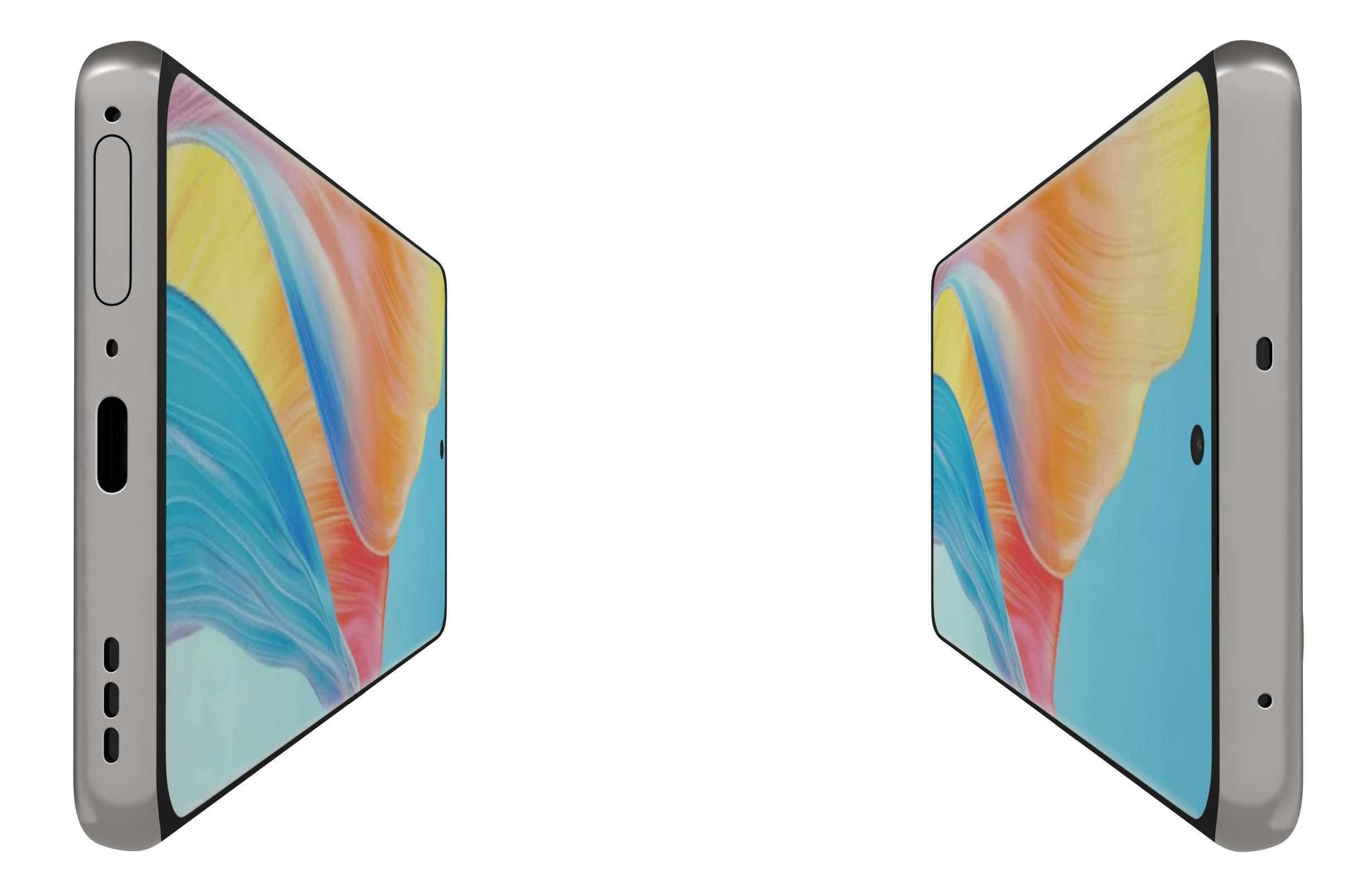 OPPO A1 Pro All Colors 3D model_33