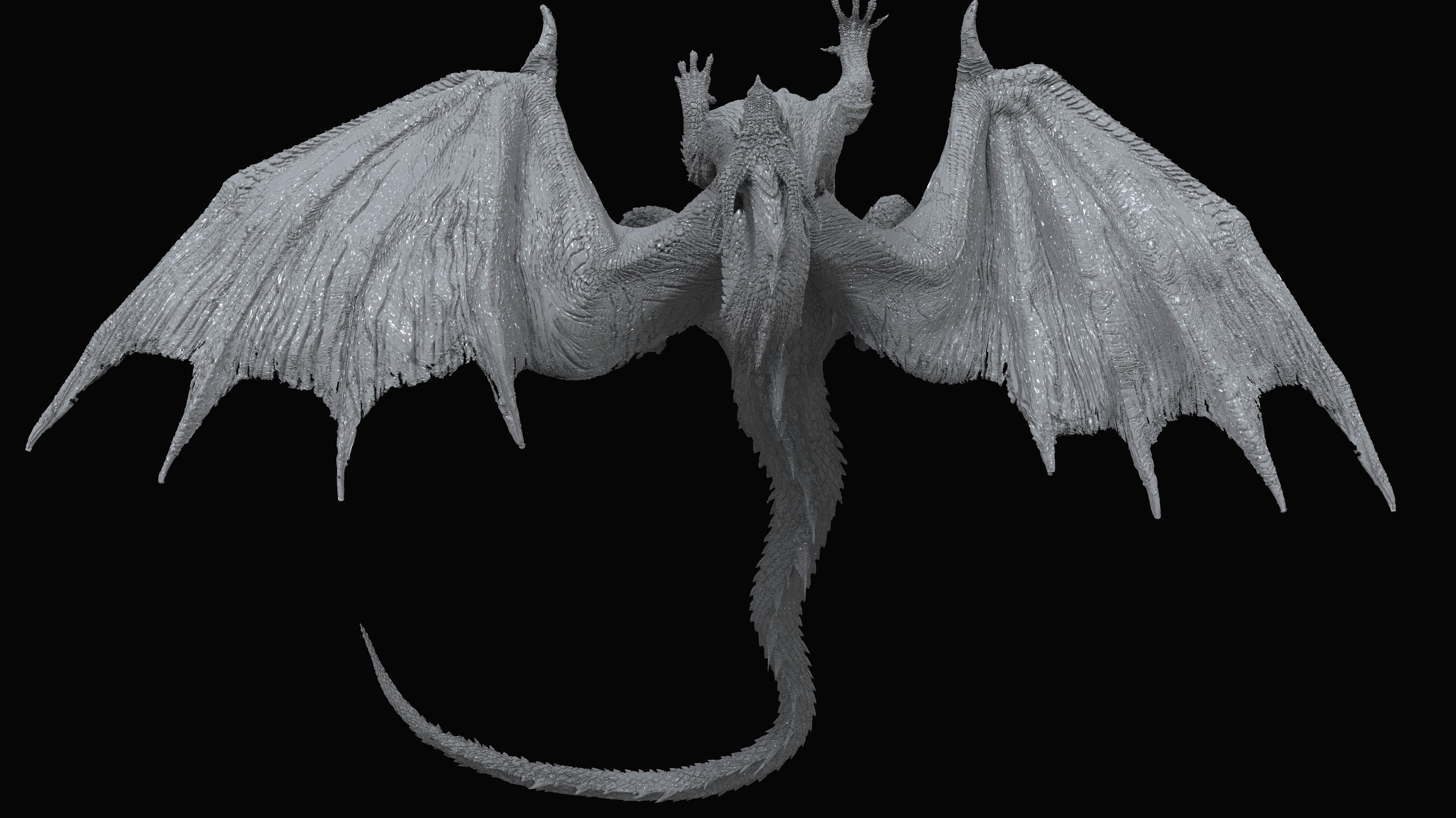 Monster Hunter World Fatalis 3d print model 3D print model_2