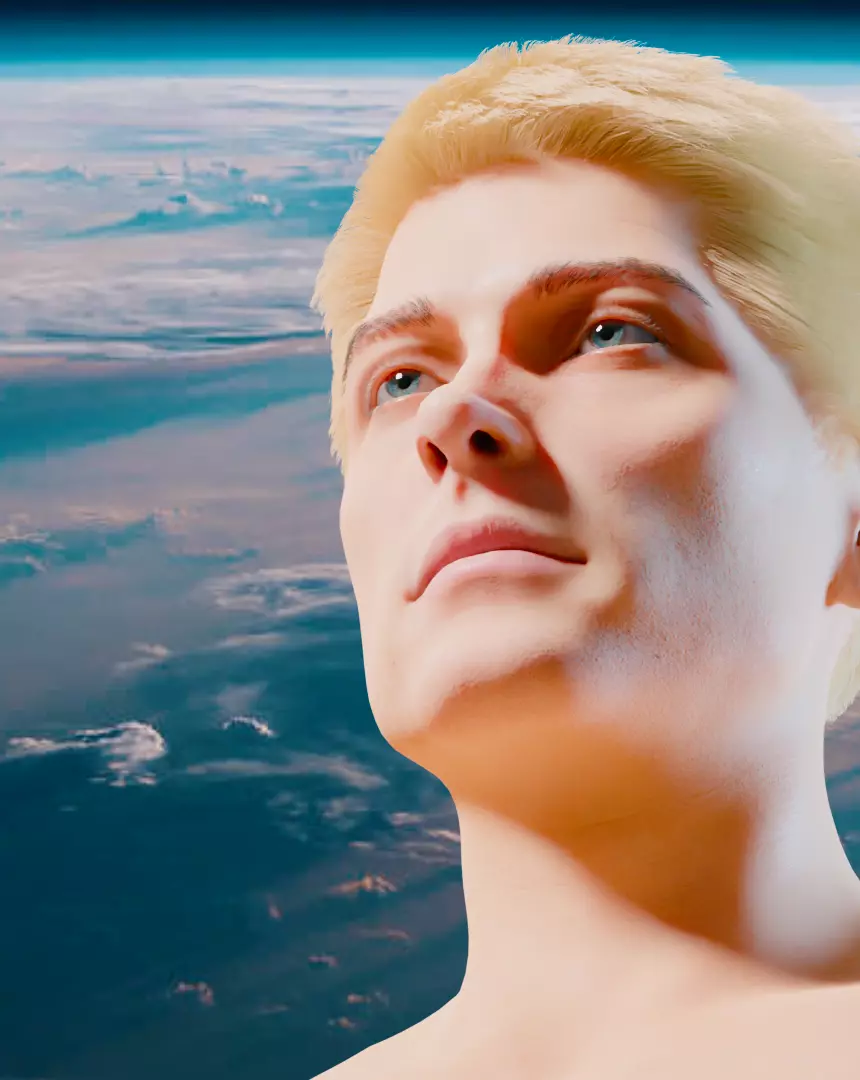 Vik - european character rigged 3D model