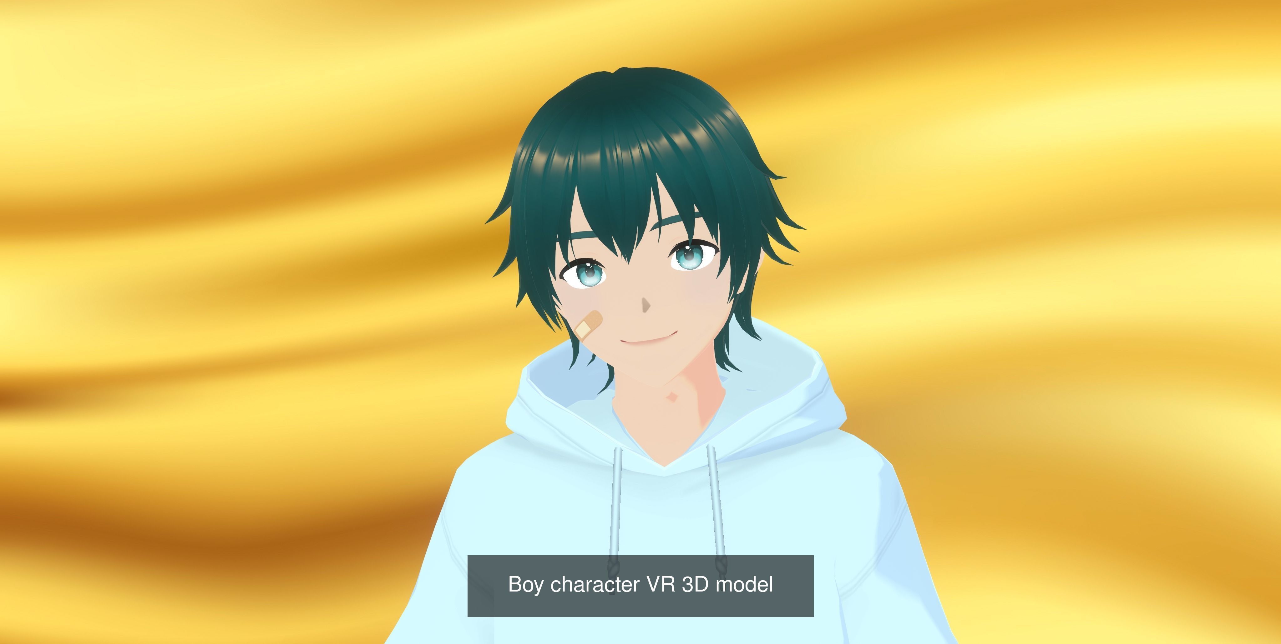 2 character VR 3D model Low-poly 3D Model Collection_2