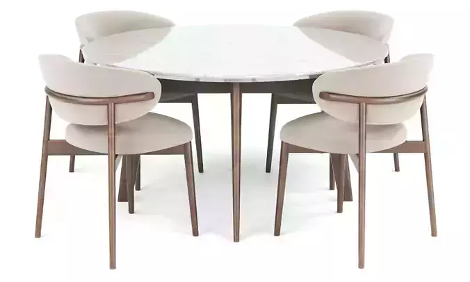 Oleandro chair with table