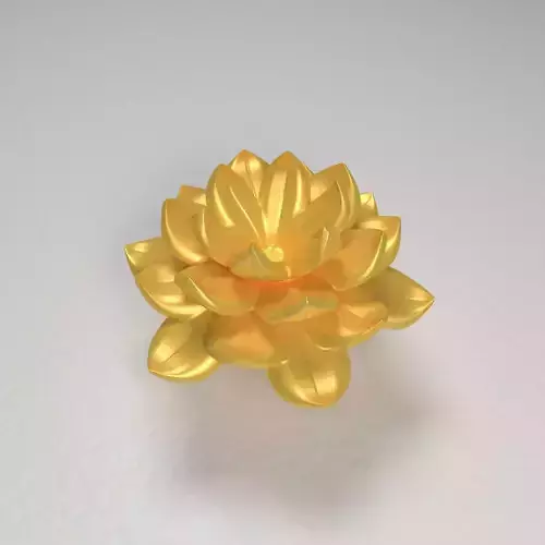 FLOWER gold lotus