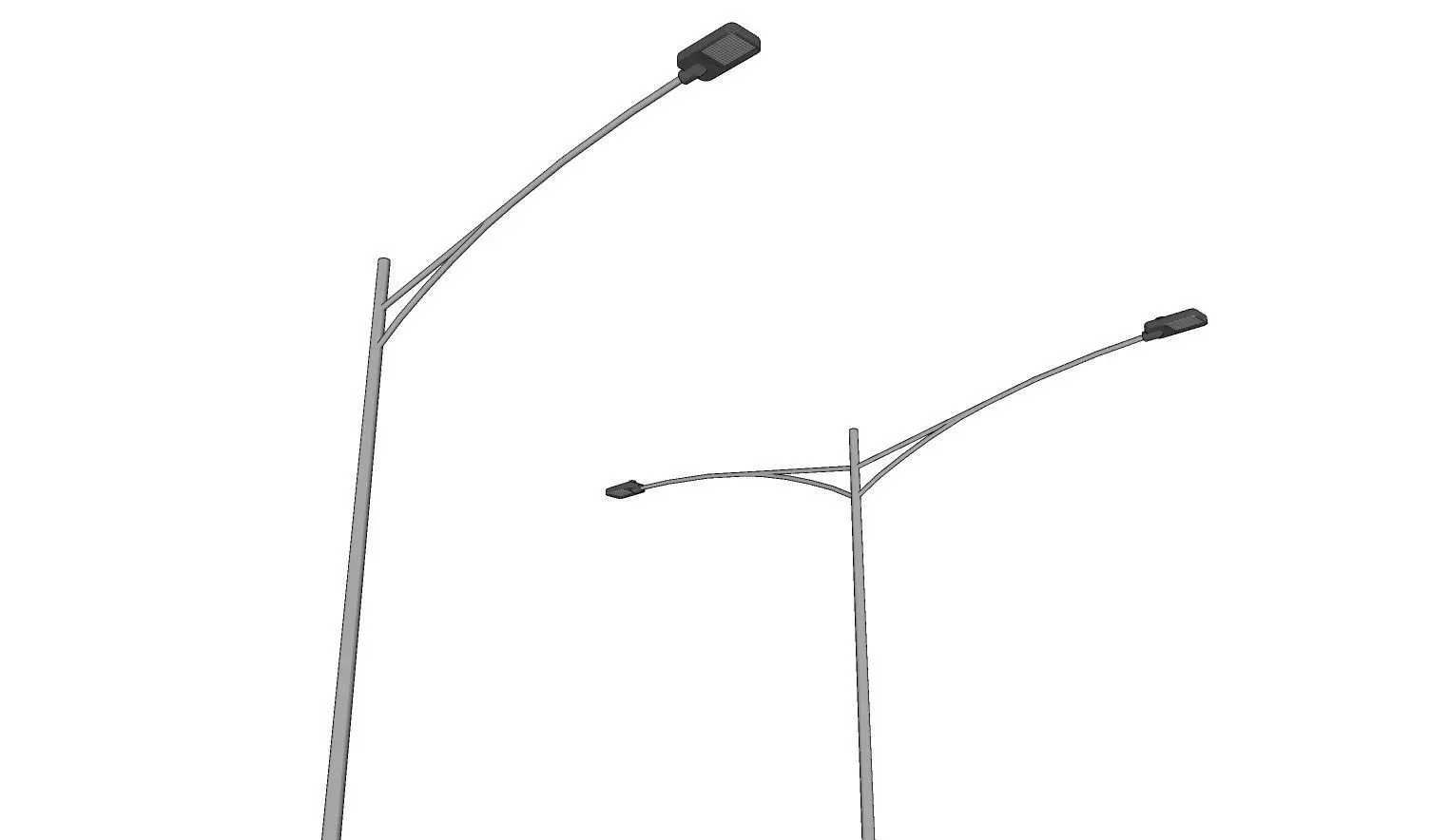 Lamp Post - Light Pole - Light Post - Street Light - Group 07 3D model_0