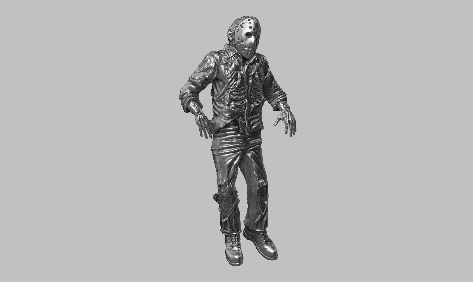 Jason Voorhees a01 3D print model_4
