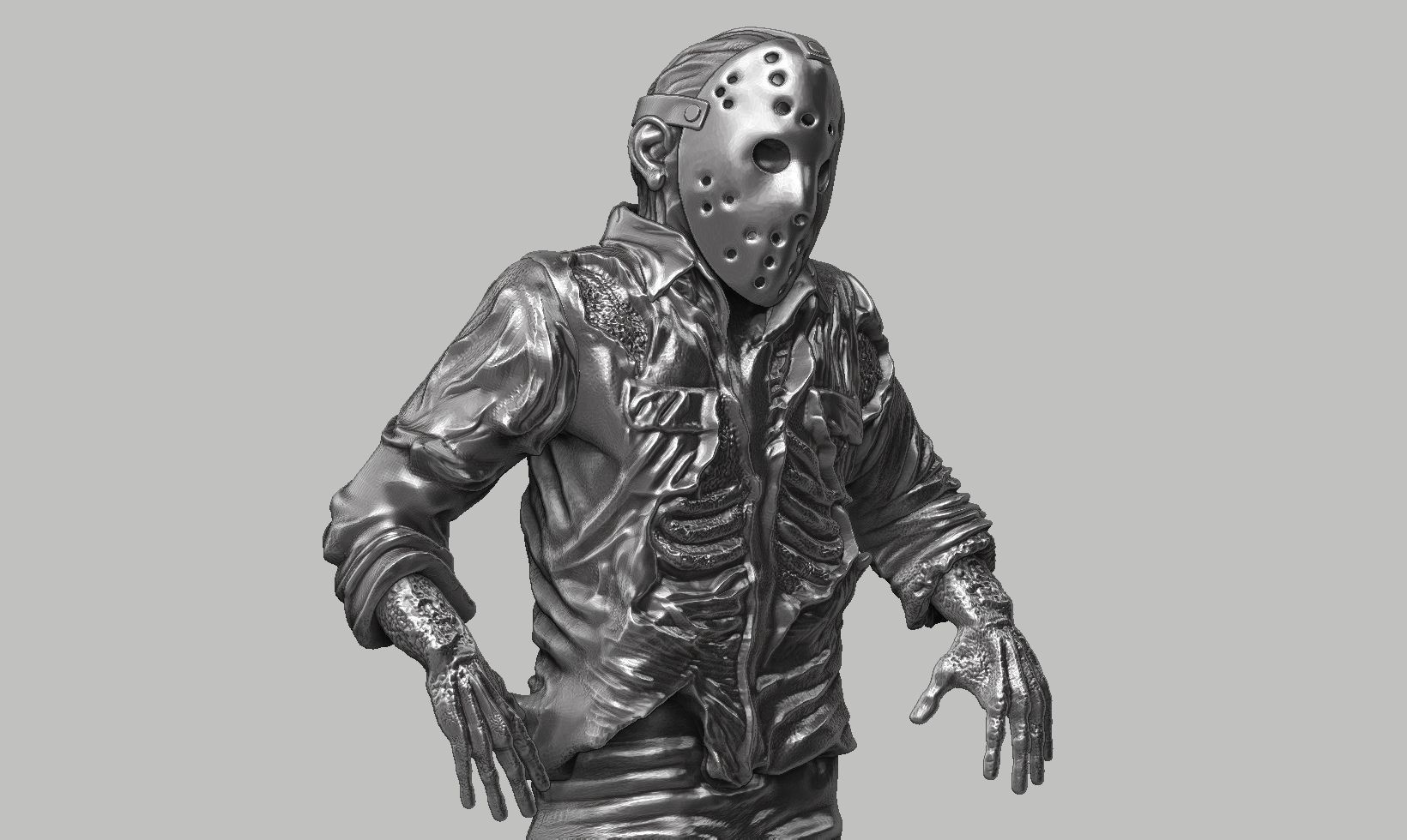 Jason Voorhees a01 3D print model_22