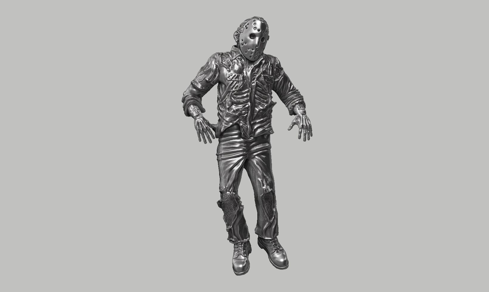 Jason Voorhees a01 3D print model_3