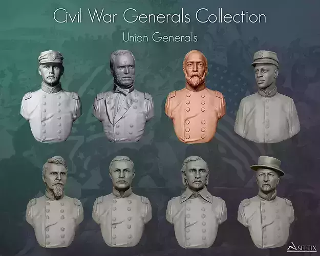 Civil war Union generals collection 