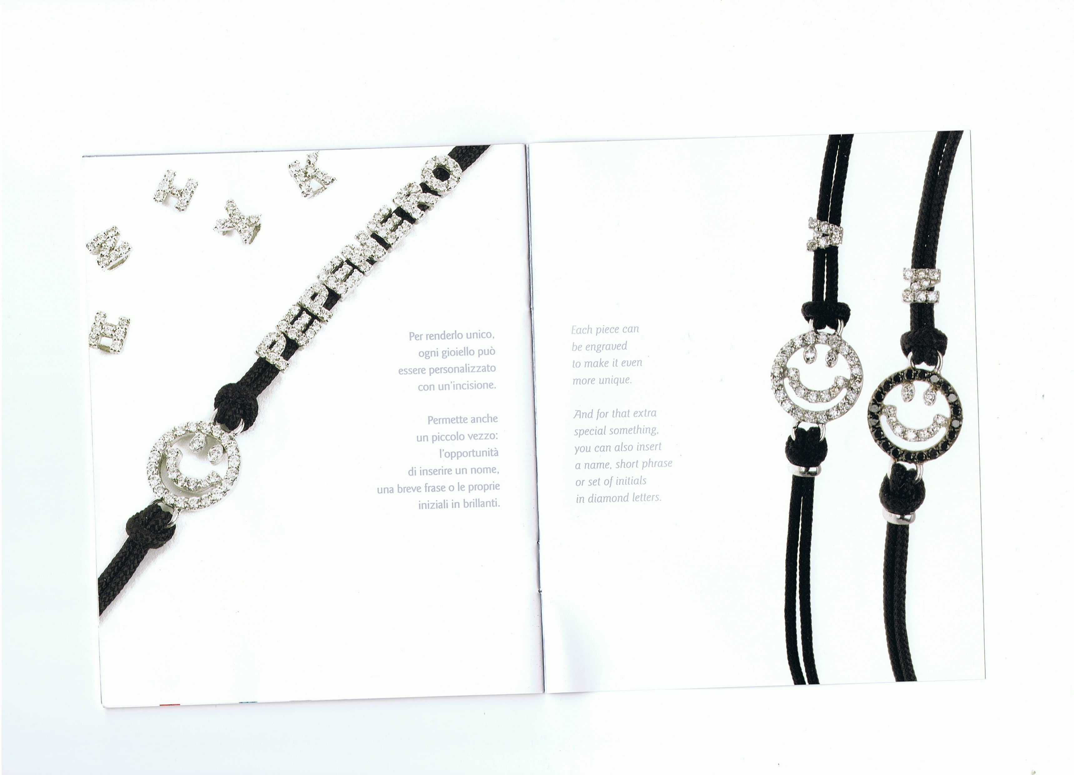 YD207 swarovski crystal cord bracelet 3D print model_3