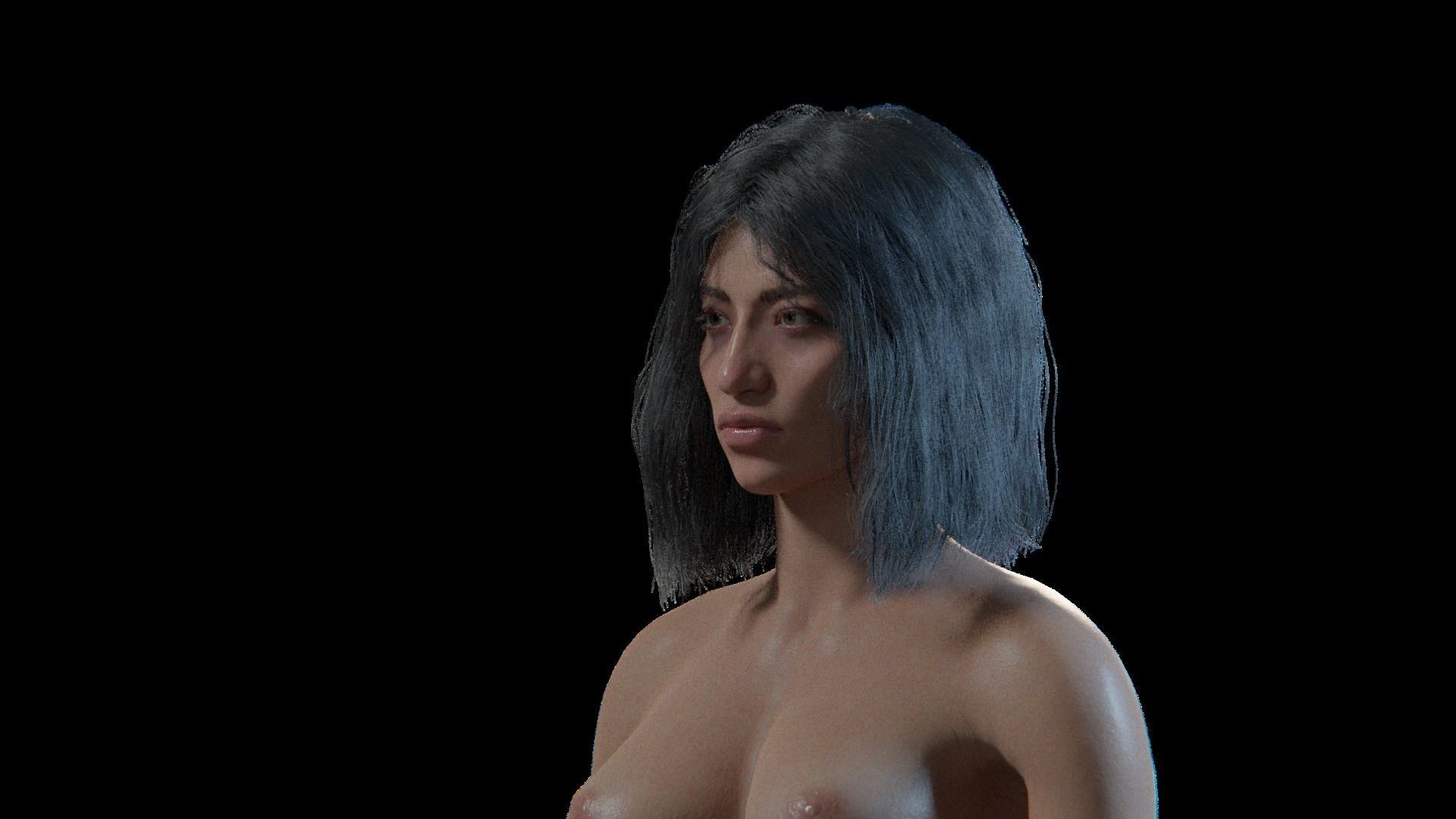 Naomi - Rigged Blender character 3D model_19