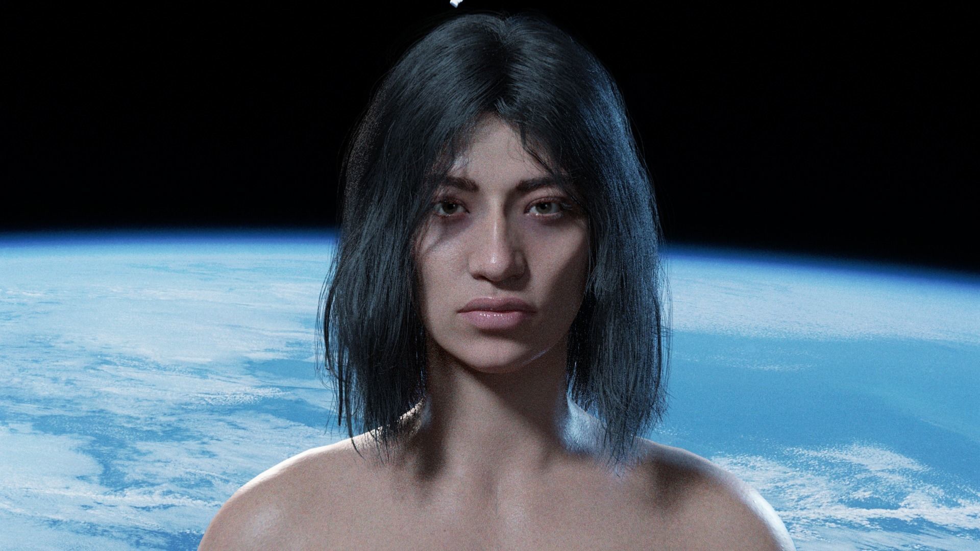 Naomi - Rigged Blender character 3D model_40