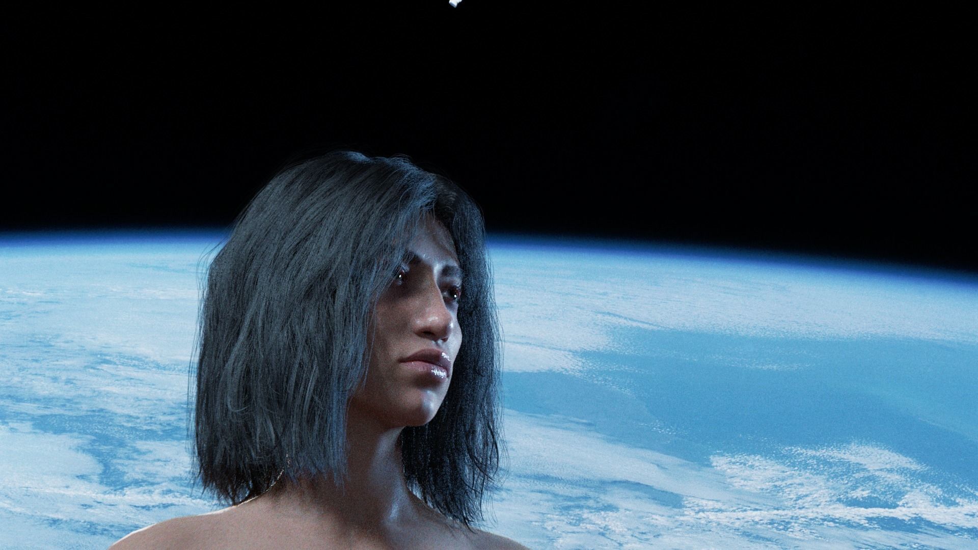 Naomi - Rigged Blender character 3D model_49