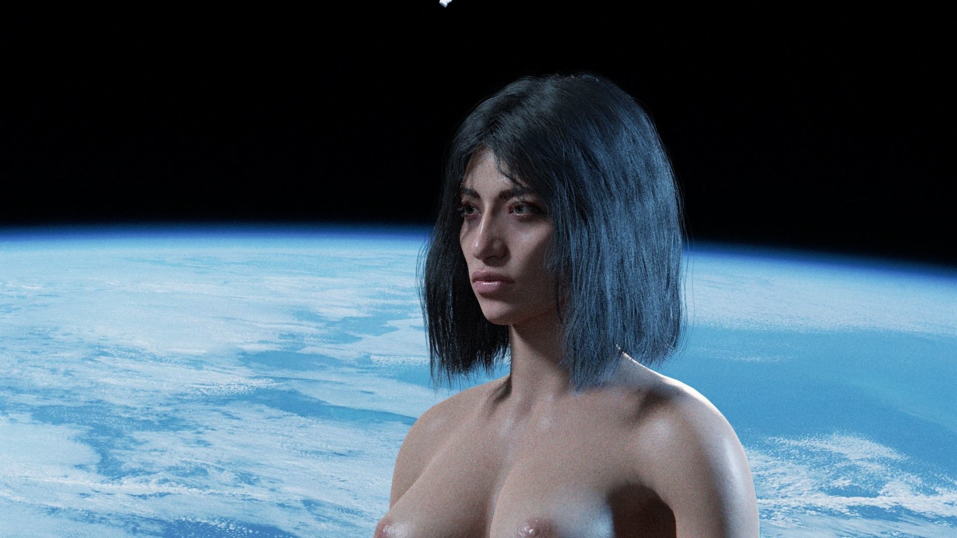 Naomi - Rigged Blender character 3D model_35