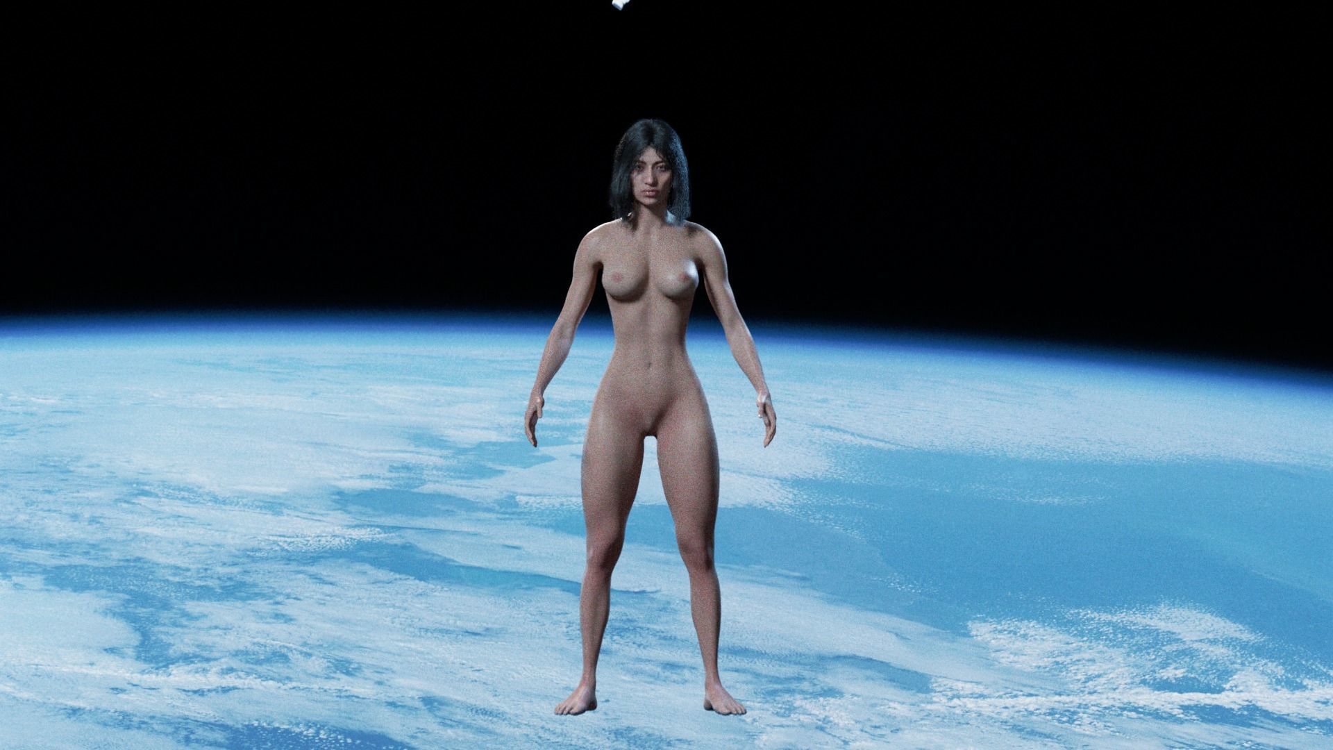 Naomi - Rigged Blender character 3D model_34