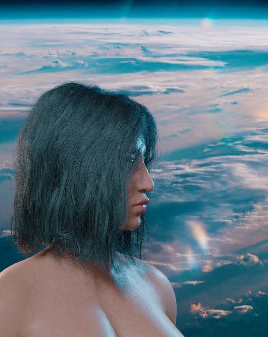 Naomi - Rigged Blender character 3D model_13