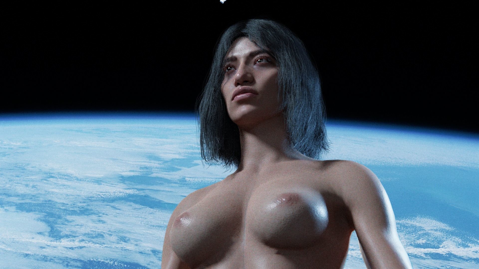 Naomi - Rigged Blender character 3D model_41