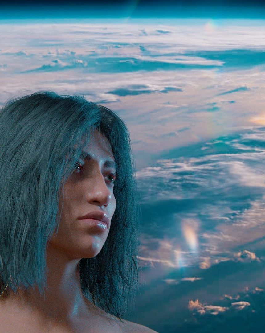 Naomi - Rigged Blender character 3D model_16