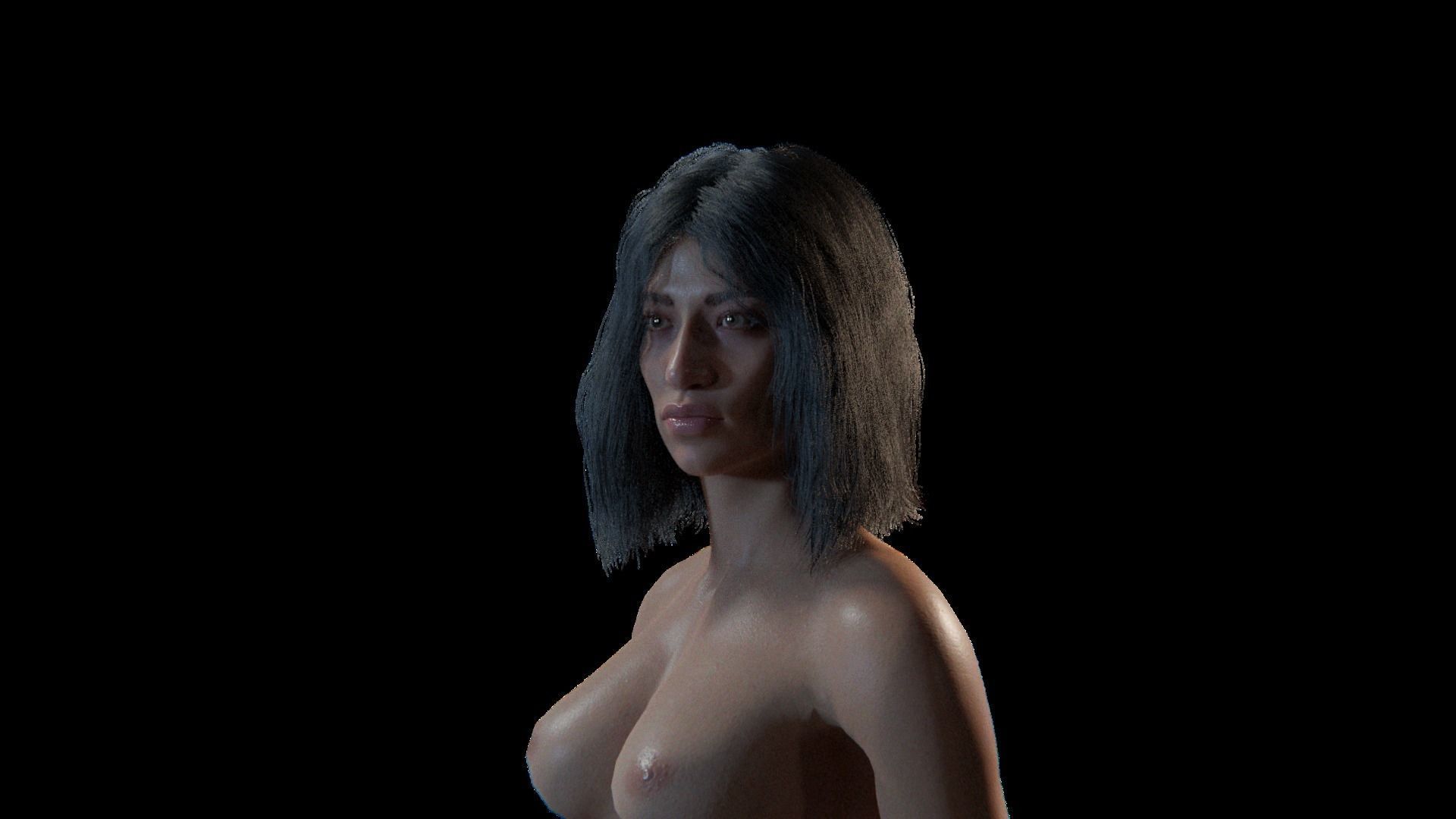 Naomi - Rigged Blender character 3D model_27